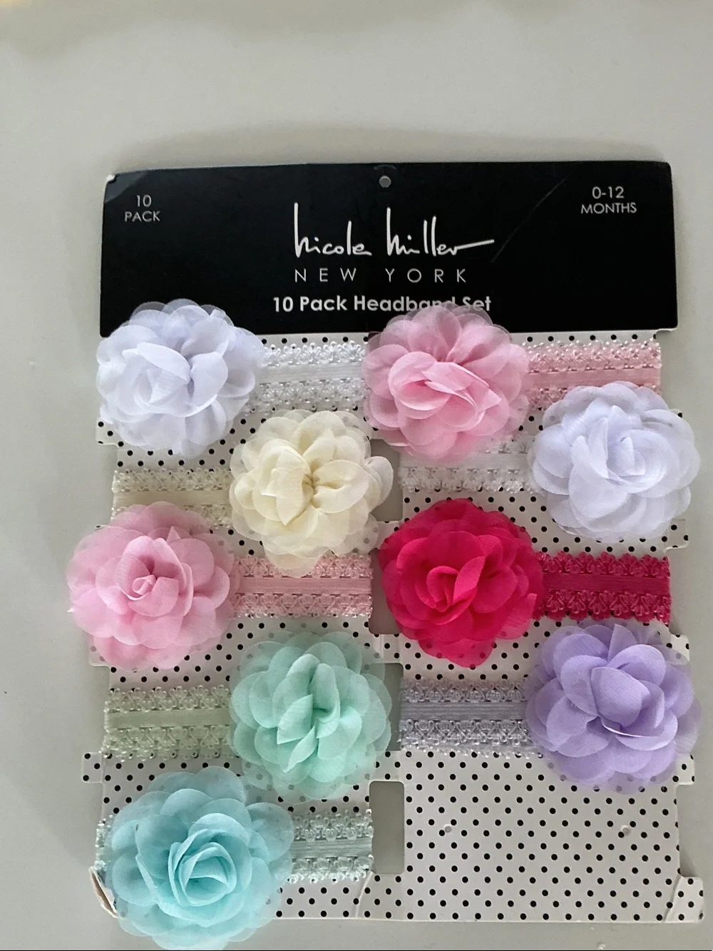 Cat & Jack Girls' Casual Dresses and 9 headbands. LOT OF 4